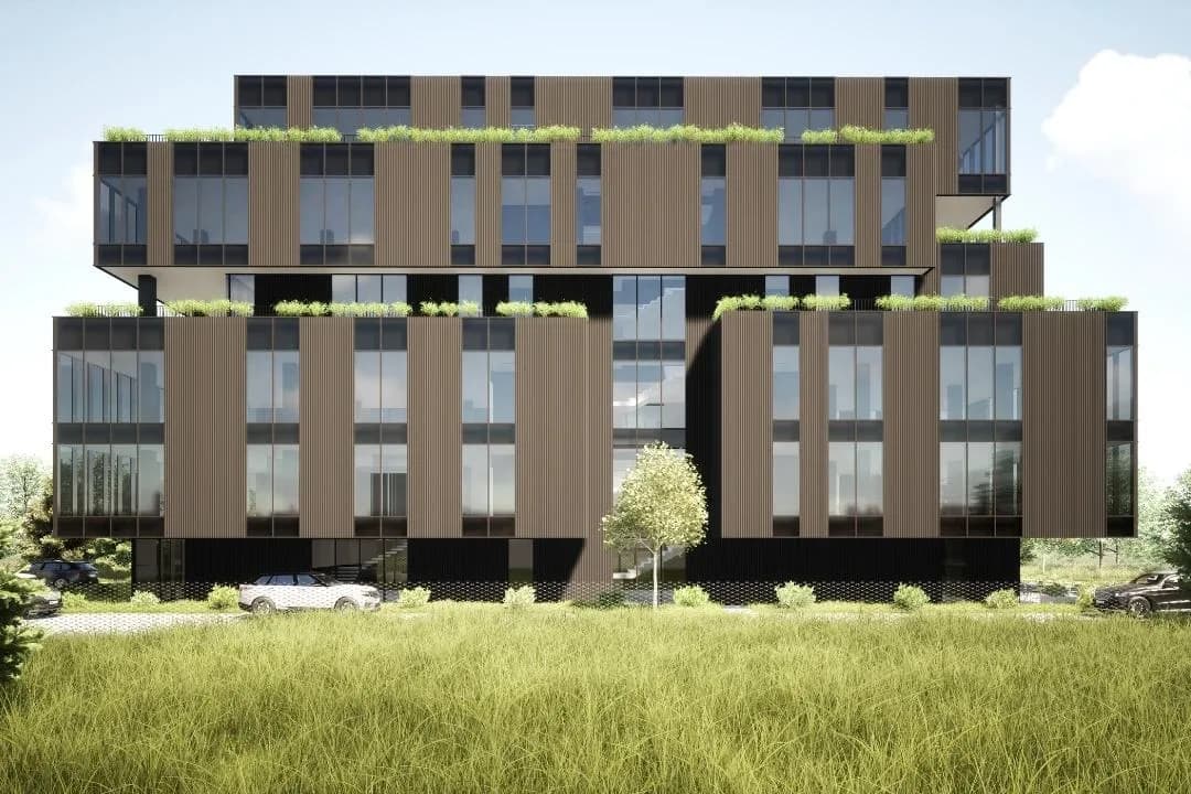 Vizualizacija pročelja zgrade, uredski prostor za najam u Varaždinu